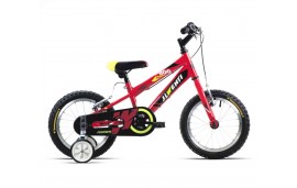 Bicicleta JL-Wenti 16" Niño Rojo/Negro