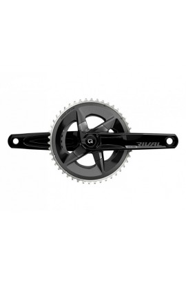 Bielas con potenciómetro SRAM Rival AXS DUB 2x12V 48/35D negro gris
