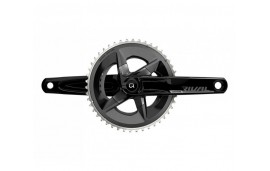 Bielas con potenciómetro SRAM Rival AXS DUB 2x12V 48/35D negro gris