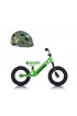 BICI APRENDIZAJE REBEL KIDZ AIR RACING 12.5" ACERO VERDE+ CASCO DE REGALO