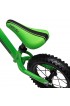 BICI APRENDIZAJE REBEL KIDZ AIR RACING 12.5" ACERO VERDE+ CASCO DE REGALO