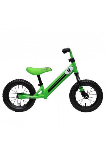 BICI APRENDIZAJE REBEL KIDZ AIR RACING 12.5" ACERO VERDE+ CASCO DE REGALO