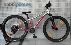 Bicicleta niño Ghost Kato 24" Pro plata rojo