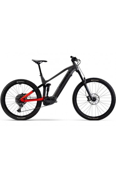 Bicicleta eléctrica Haibike Allmtn 4 i800Wh SRAM NX Eagle gris rojo