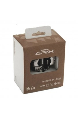 SHIMANO GRX Pedal (SPD) PD-M8100-UG Doble cara negro