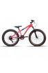 Bicicleta infantil Ghost Kato 24" Pro plata rojo