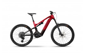 Bicicleta eléctrica Haibike AllMtn CF 9 red/black/platinum 2026