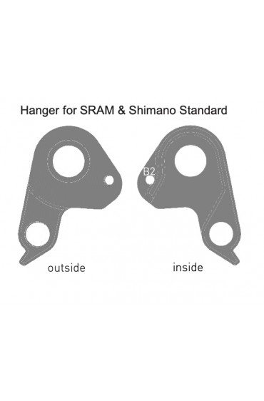 Patilla de cambio Ghost Lector Shimano