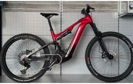 Bicicleta eléctrica Haibike AllMtn CF 9 red/black/platinum 2026